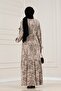 Beli Tunnel Viscon Sun Dress-Beige - 4