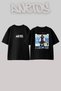 Billie Eilish_33 Design Printed Unisex Oversize Black Tshirt
