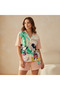 Mickey and Minnie Mouse Print T-shirt & Shorts Pyjama Set Cotton - 3
