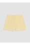 Yellow Butterfly Embroidered Girls' Shorts Set - 6