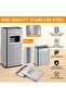 Commercial Outdoor Trash Can with Removable Inner Bucket and Ashtray, 30 Liter/7.9 Gallon Waste Bin for Home, Office - 4