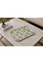 Decorative Tray with Leather Non-Slip Base |   Stylish Coffee and Tea Presentation Tray |   42X30 cm - 2