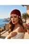 Hand Knitted Mesh Beanie with Glittery Seashell Detail Bohemian - Beach Accessory - Hair Bandana - Beanie - 2