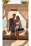 Striped Peshtemal |   Cotton - Natural Fringed |   Beach, Pool, Spa, Sauna, Sports, Travel Towel - 3