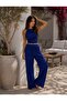 Women's Cropped Pants Set Stylish Summer Corduroy - 3
