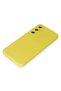 Matxzngz Galaxy S23 Fe Case Nano Velvet Silicone (215250) - Yellow - 4