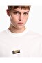 Men's Short Sleeve Crew Neck Regular Fit White T-Shirt - 3