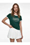 Slim Fit Short Sleeve Crew Neck Printed T-Shirt