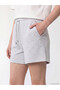 Xside Gray Women's Elastic Waist Shorts - 3