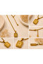 Letter E Gold Steel Letter Necklace - 2