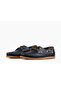 Suede Leather Men's Casual Shoes Navy Blue - 4