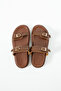 Women's Thin Double Buckle Thick Sole Stylish Summer Casual Slippers - 2
