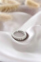 Silver Color Adjustment Twist Women's Ring