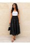 Women's Lined Elastic Waist Lace Skirt 42-46