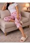 Women's 100% cotton combed relax fit capri pajama bottoms