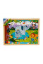 S01002909 Wooden Puzzle Vehicles Animals 5 Pcs 2 Sets - 3