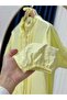 Maruna Poplin Pleated Button Dress-Na2404 Yellow - 3