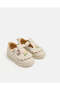 Girls Off White Laser Cut Low Top Sneakers - 2