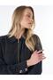 Shirt Collar Modal Dress Black - 7