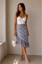 Women's High Waist Elastic Chiffon Lined Fabric Plus Size Curve Pants