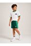 Laciel Prs Boy's Green Shorts Set - 3