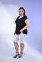 Women's Plus Size Pearl Stone Detailed Blouse - 6