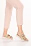 Genuine Leather Comfort Sole Comfortable Daily Slippers Imk.2103 Green - 4