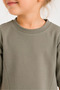 100% Cotton Asymmetrical Girls' Combed Cotton Dress 4137 - 4