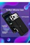 Case for Iphone 17 Pro Max Back Stand Case Magnetic Car Holder Soft Silicone Case Horizont - 4