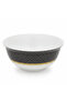 Melamine Serving Bowl | Black & White Geometric Design | 7-Inch