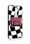 Oppo A9 2020 Compatible Black Good Vibes Patterned Silicone Case - 3