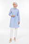 Tie-Detail Tunic Blue 1675