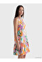Esvab • Modern & Distinctive Zero Roba Collar Floral Ruffle Dress - 3