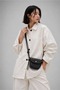 Mini Muse Crossbody Bag with Adjustable Strap Detail - Black