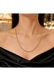 Luxurious Figured Showy Braided Chain Steel Necklace