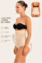 Moda Style Laser Cut High Waist Slip Corset - Skin - 2