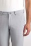 Gri Slim Casual Pantolon - 3