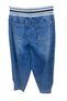 Plus Size Elastic Waist Denim Women's Trousers - 2