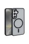 Galaxy S24 Fe Case Magsafe Supported Camera Raised Silicone Matte Anti-Fingerprint Senk - 5