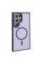 Galaxy S23 Ultra Case Magsafe Supported Camera Raised Silicone Matte Anti-Fingerprint Tkng - 3