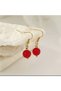 Yiwu Cherry Fruit Drop Earrings Set – Fashion Jewelry with Resin Detail |   Stylish and Fun Accessory for Everyday Use - 3