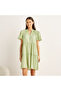 Knee Length Sleeveless Night Dress with Robe - 2