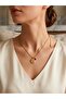 Letter M Steel Necklace