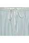 Midi Night Dress Sleeveless Ribbon Tie-Up Cotton - 2