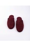 Men's Suede Slippers Burgundy Home Office Guest Dowry Groom - 2
