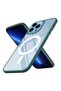 iPhone 12 Pro Case Magsafe Transparent Back Face Camera Raised Silicone Senk - 6