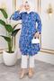 تونيكي فيسكوز من Asel Floral INDIGO - 3