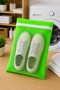 1 Piece Neon Green Zippered Shoe Washing Net - 4