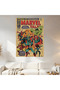 Marvel Tales Vintage Comic Wall Covering Wall Tapestry First Quality Satin Fabric Poster - 2