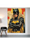 Batgirl Wall Covering Wall Tapestry First Quality Satin Fabric Poster
